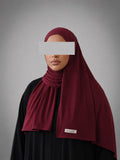 Long Hijab Lumeyah - Bordeaux