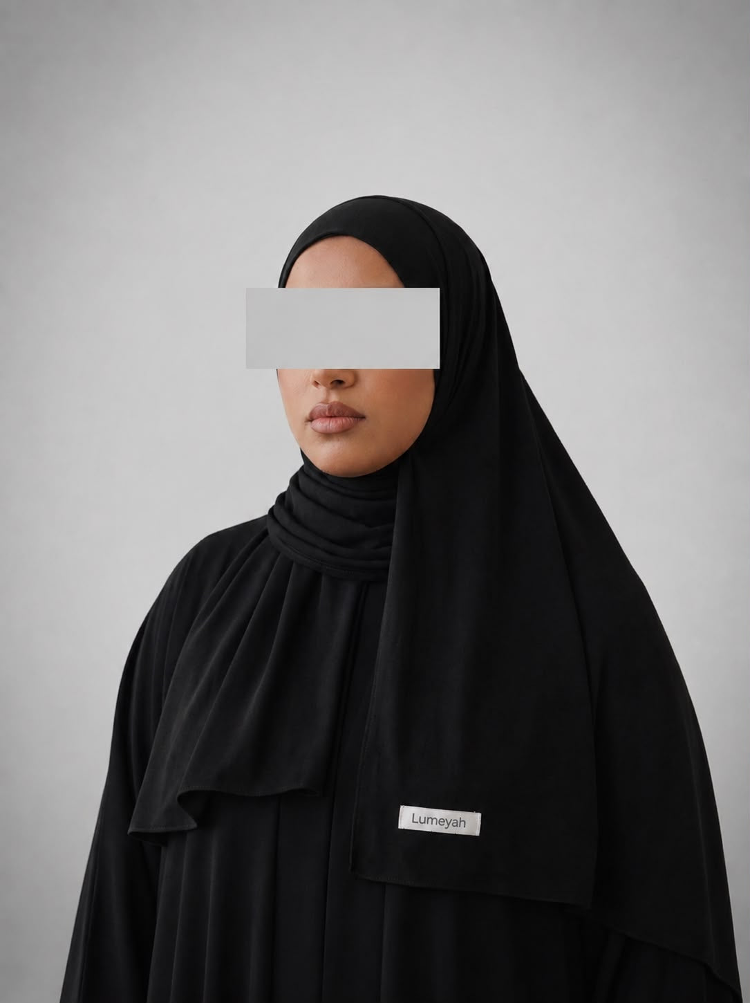 Long Hijab Lumeyah - Noir