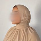 instant hijab jersey premium caramel lumeyah